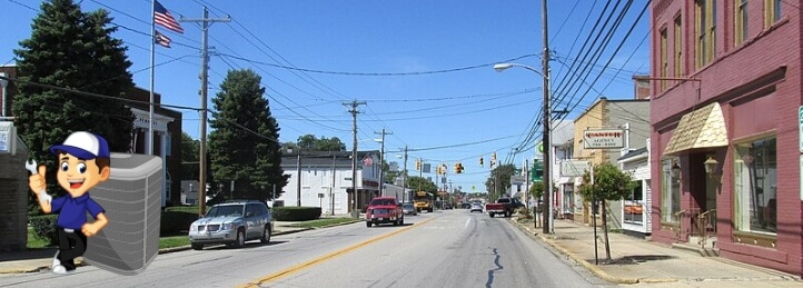 Neighborhood view of Bethel, OH