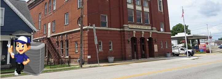 Brick building in Georgetown, OH