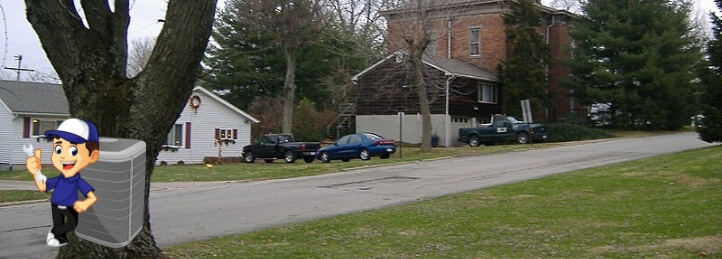 Old neighborhood in Hillsboro, OH