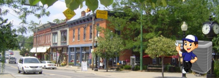 Street view of Loveland, OH