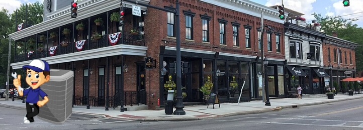 Street view of Loveland, OH