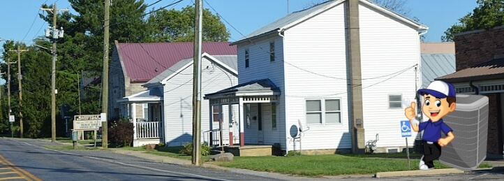 Old buildings in Maineville, OH