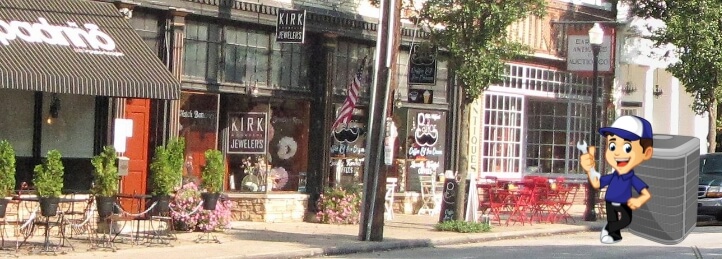 Local neighborhood shops in Milford, OH