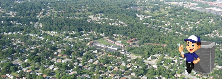 Aerial view of Sharonville, OH