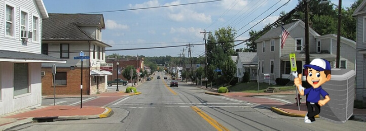 Street view in Williamsburg, OH