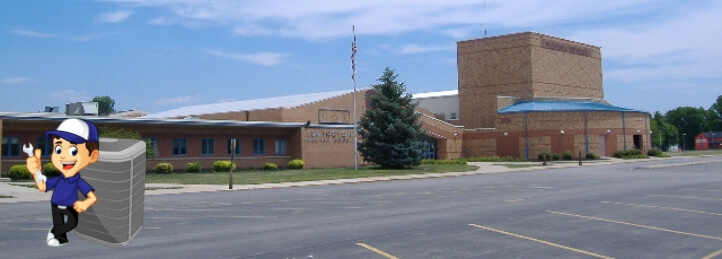 Brick building in Wilmington, OH